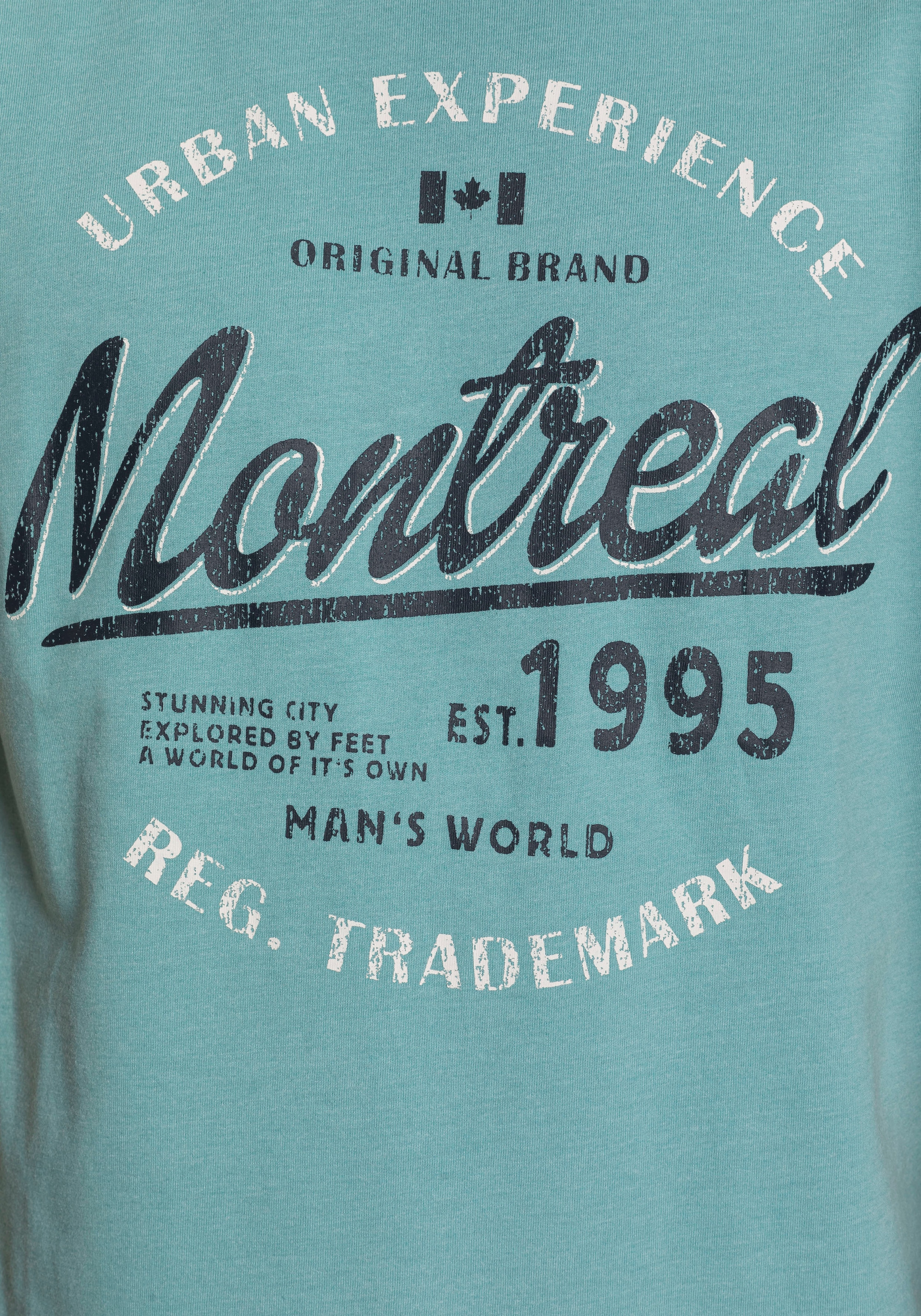 Man's World T-Shirt , Kurzarm,  lässige Passform,  aus Baumwollmischung,  pflegeleicht