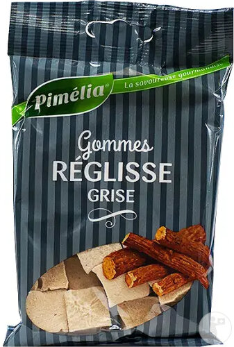Pimelia Gomme Réglisse Grise 100g