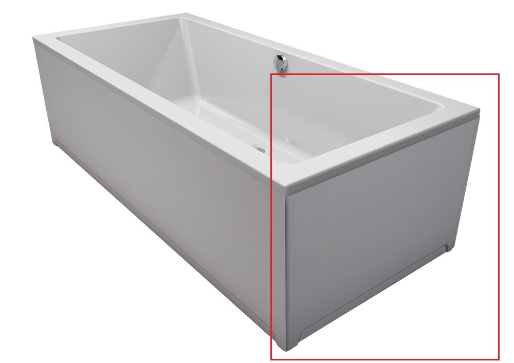 Riho zijpaneel voor ligbad 75cm wit glans