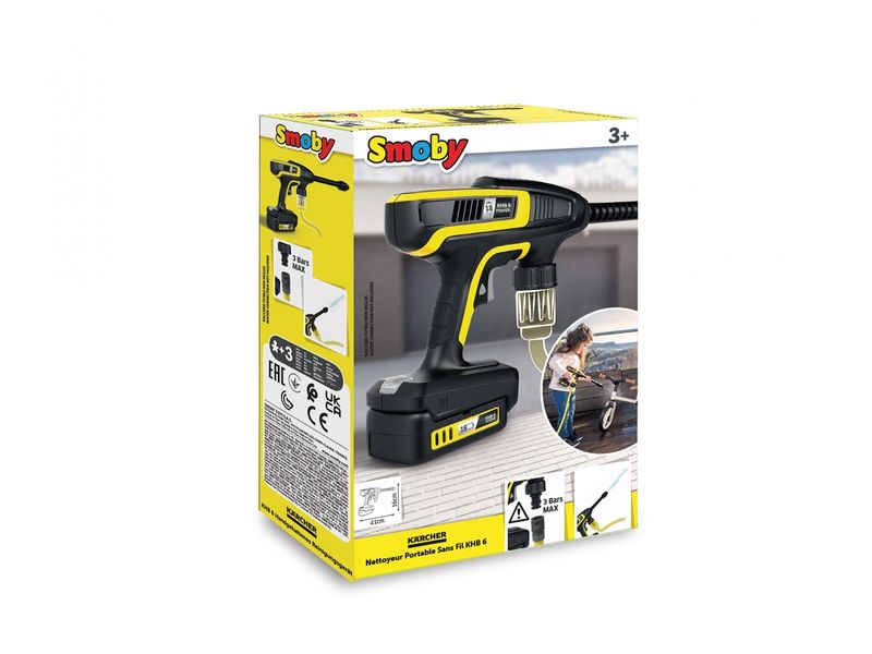 Smoby Handwerker Kärcher Mitteldruckreiniger KHB6 Spielzeug im originalgetreuen Design