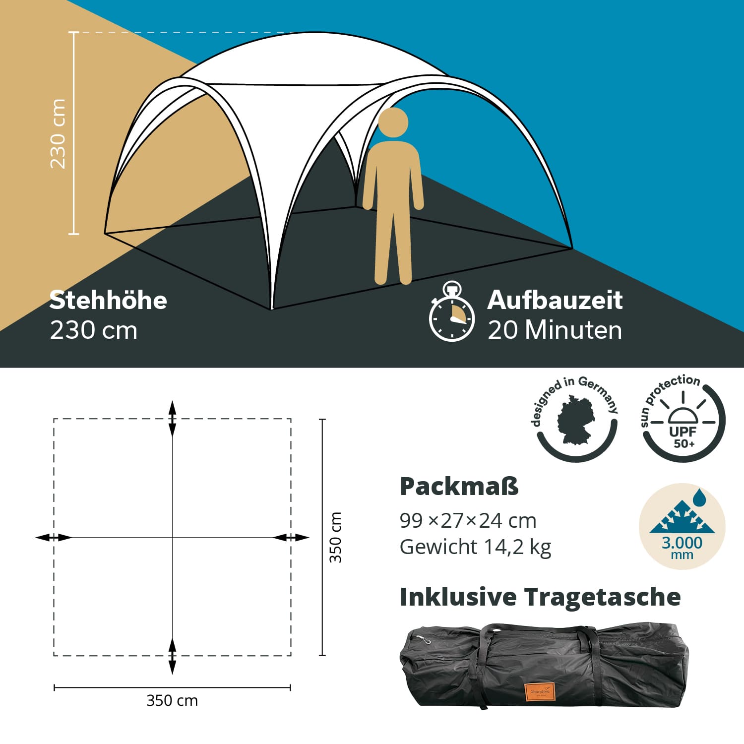 Skandika Ascot 350 Event Shelter