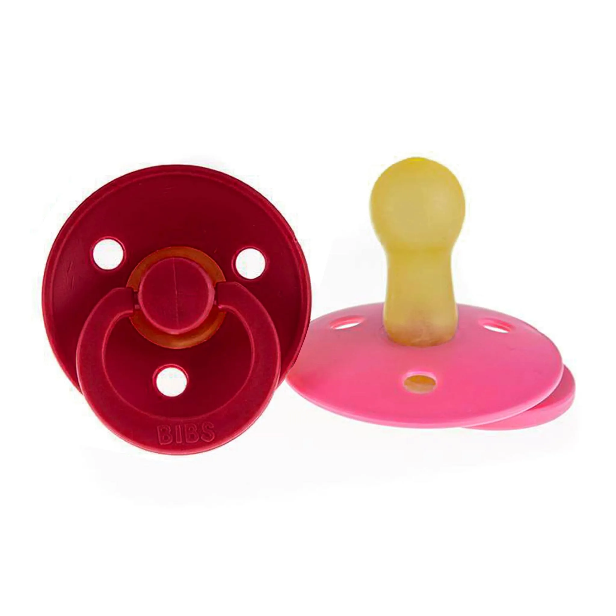 Bibs Suce Bibs 0-6mois Paquet de 2 - Rubis Corail (Grandeur 1)