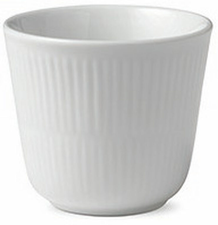 Royal Copenhagen Hvid Riflet 26 cl. termokop Hvid