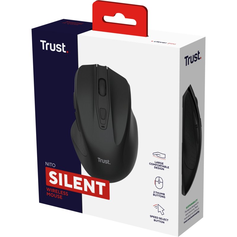 Trust Nito souris Universel Droitier RF sans fil Optique 2200 DPI