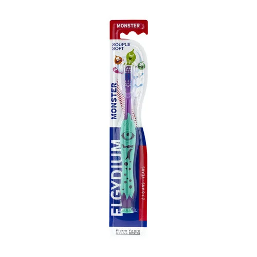 Brosse à Dents Enfant Monster 2-6 ans Elgydium - 1 unité