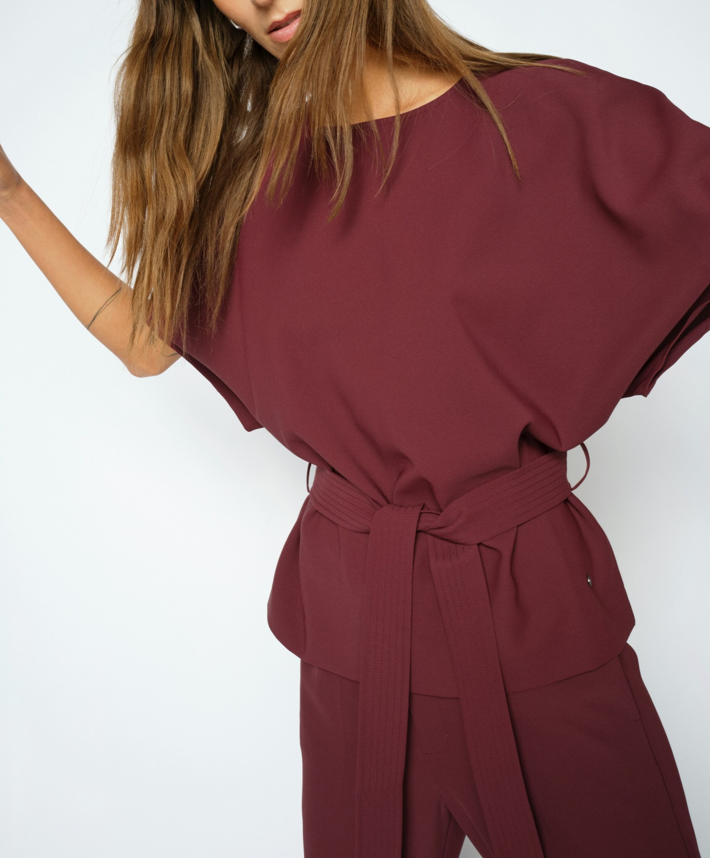Mos Mosh Dames blouse bordeaux