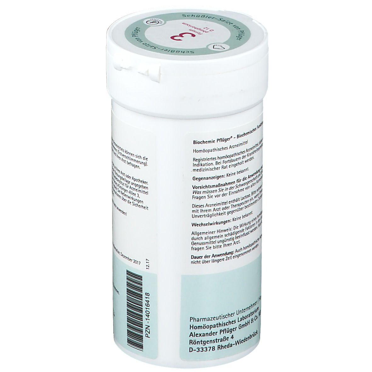 Biochemie Pflüger® Nr. 3 Ferrum phosphoricum D12 Pulver