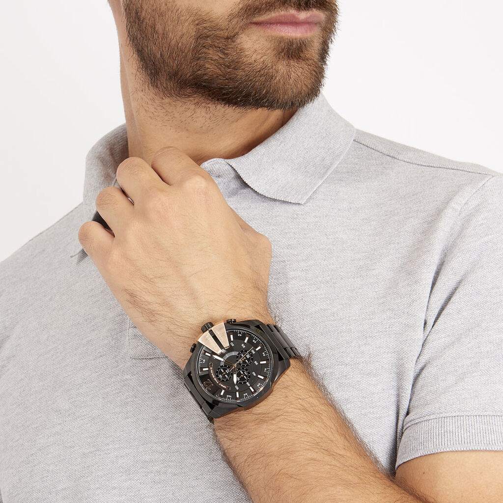 Montre Diesel Mega Chief Noir