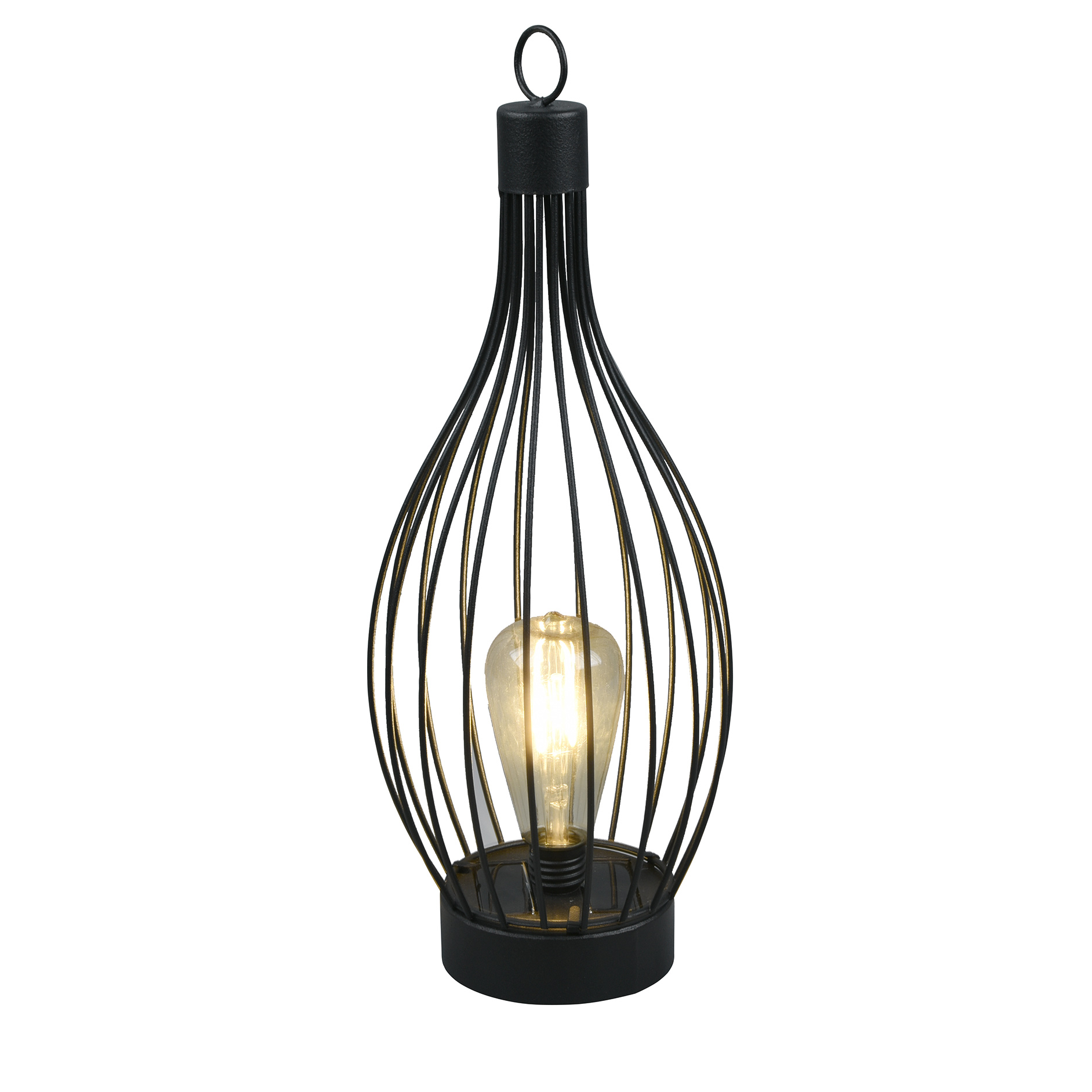 LED-Außen-Tischleuchte - schwarz - 43,5 cm