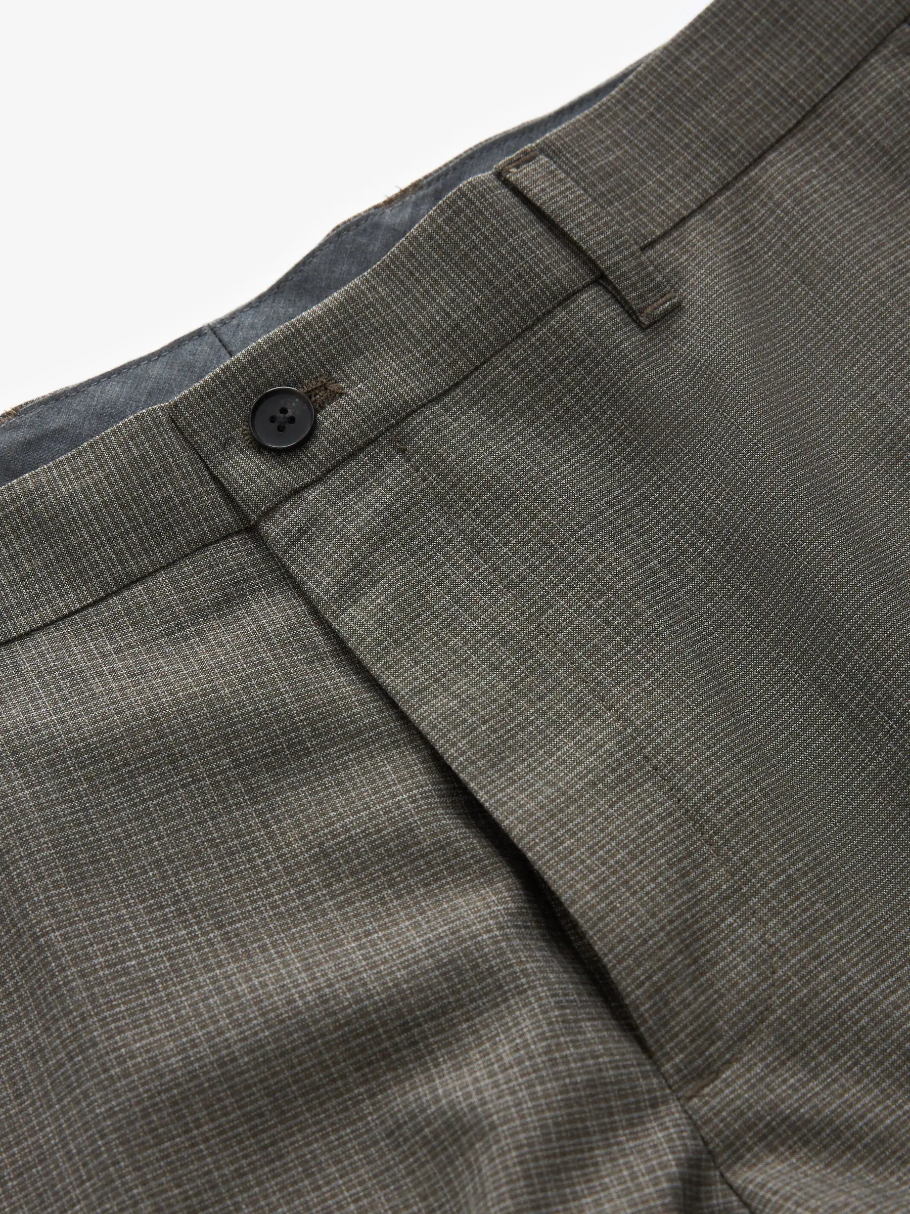 Neutraal - Normale Pasvorm - Modieuze broek met textuur