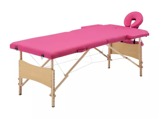 Table de massage pliable bois marron 191 x 70 x 59 cm 02_0001817