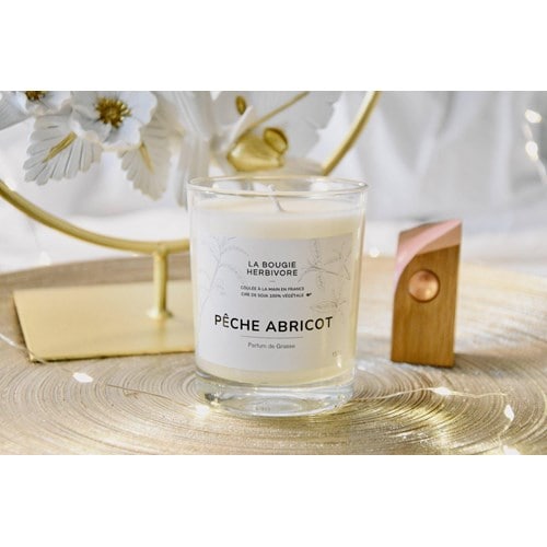 Bougie pêche abricot 150g
