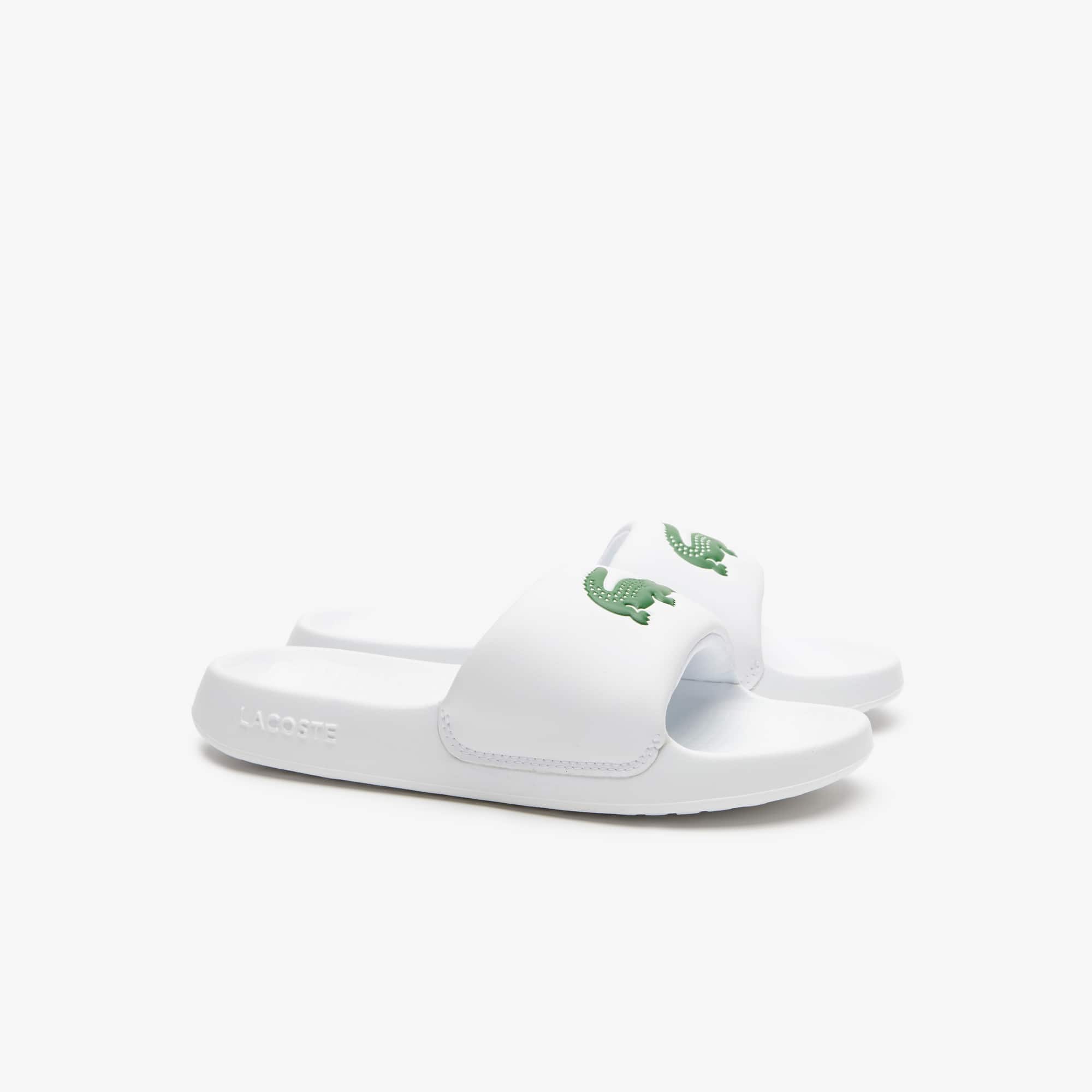 Claquettes Croco 1.0 femme Lacoste en synthétique Claquettes & Sandales - Blanc - Lacoste - Femme