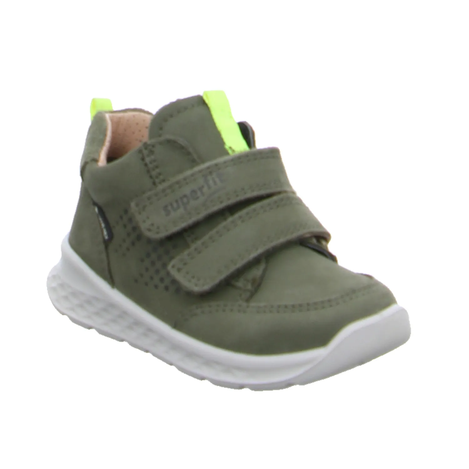 SUPERFIT Lauflernschuh Olive Leder  Bottine Unisex