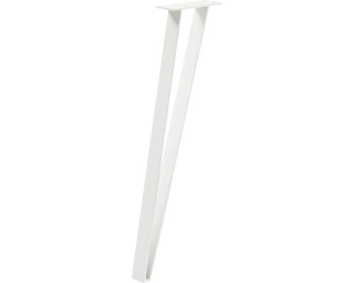 Tarrox Tafelpoot Plat Set 720 mm Wit 2 Stuks