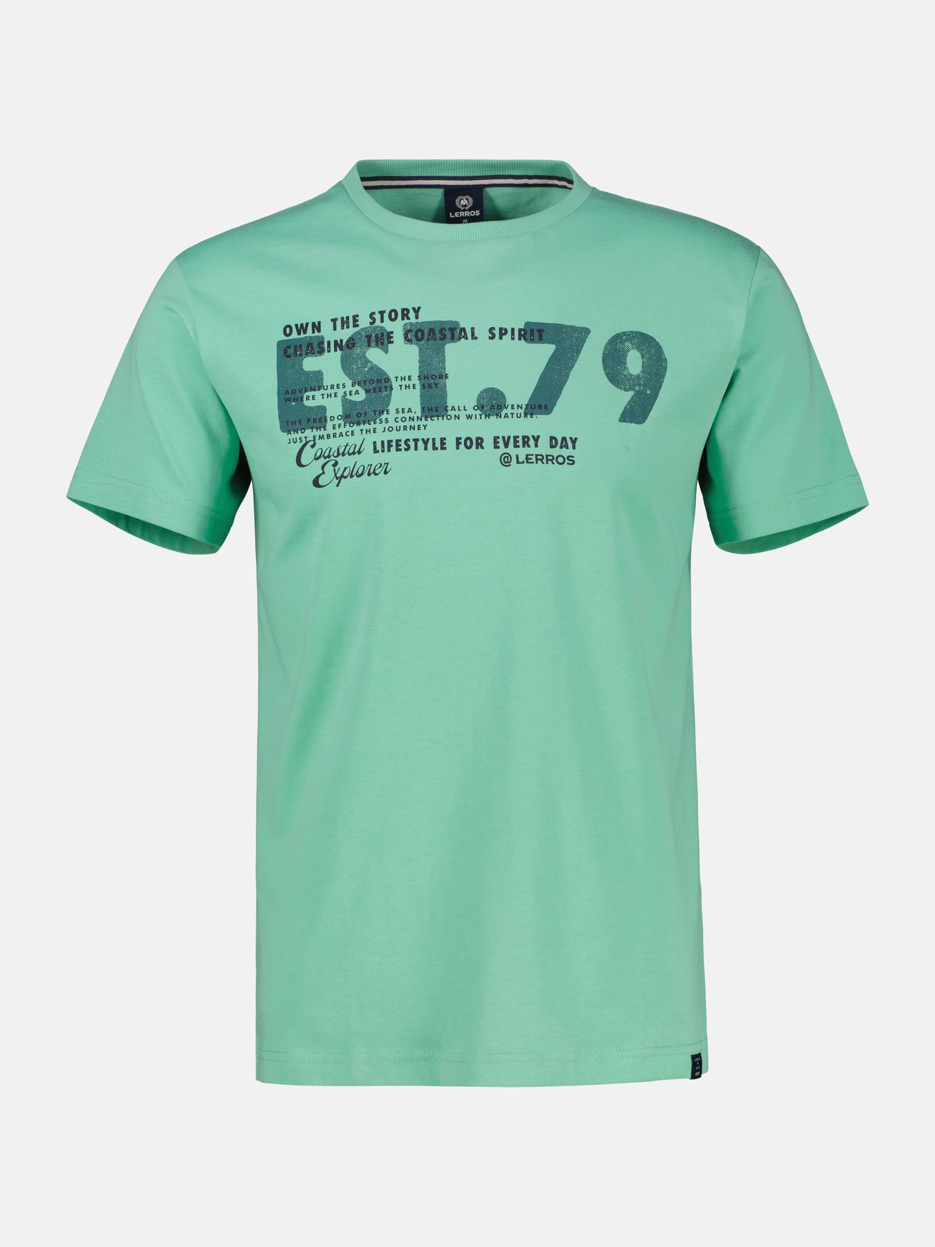 T-Shirt aus Baumwolle mit Brustprint
