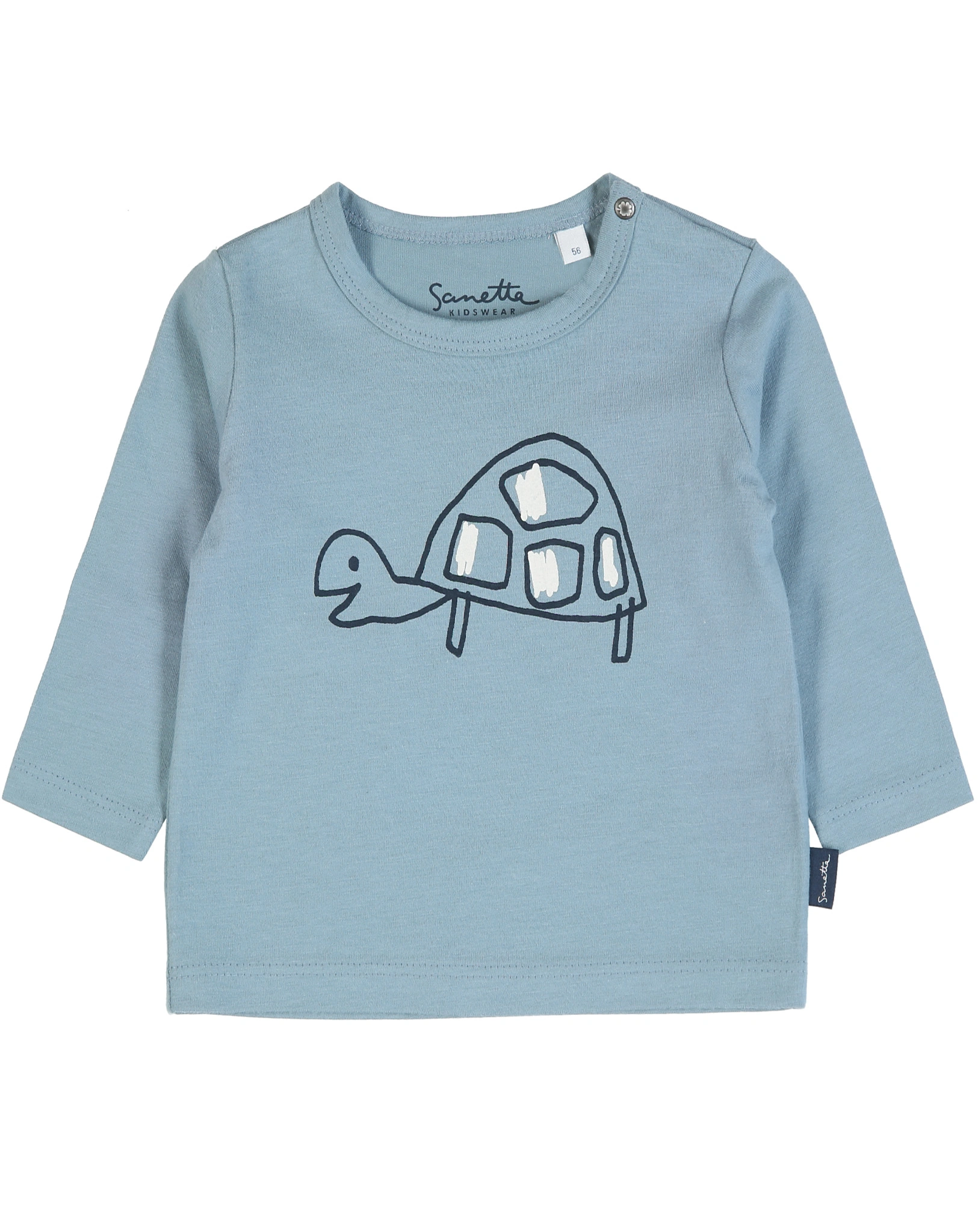 Langarmshirt TURTLE in petrol