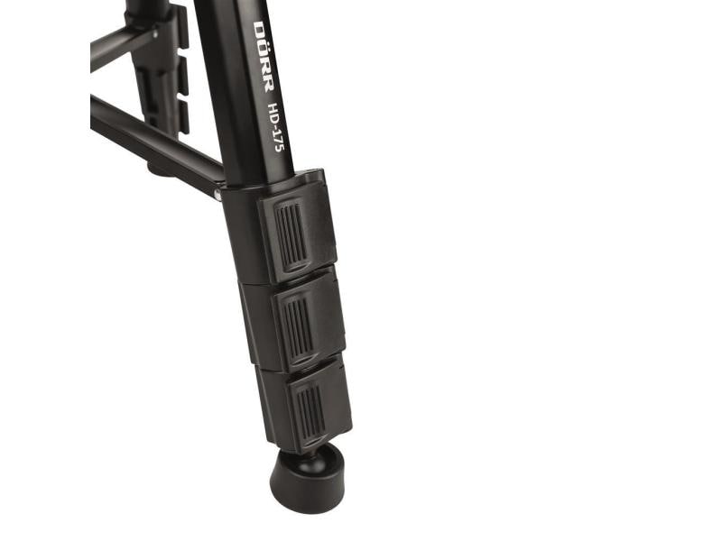 Dörr Stativ HD-175 Aluminium – Inklusive Monopad Alustativ in schwarz mit Monopad