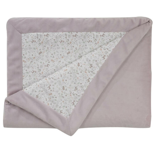 Couverture double face 75x100 cm LILAS - DOMIVA