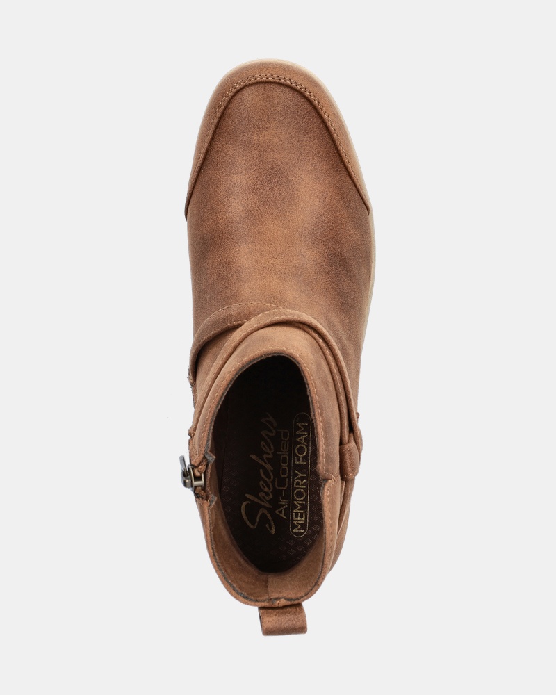 Skechers Pier-Lite Enkellaarsjes  - bruin