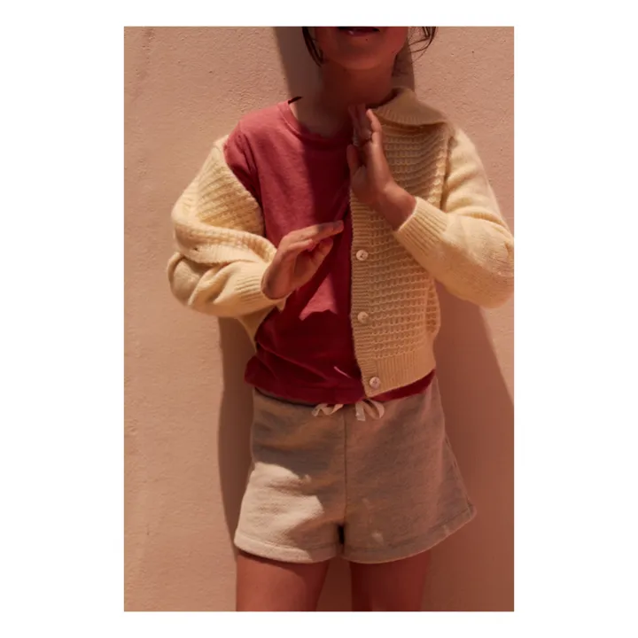 Longlivethequeen Cardigan Col | Jaune pâle