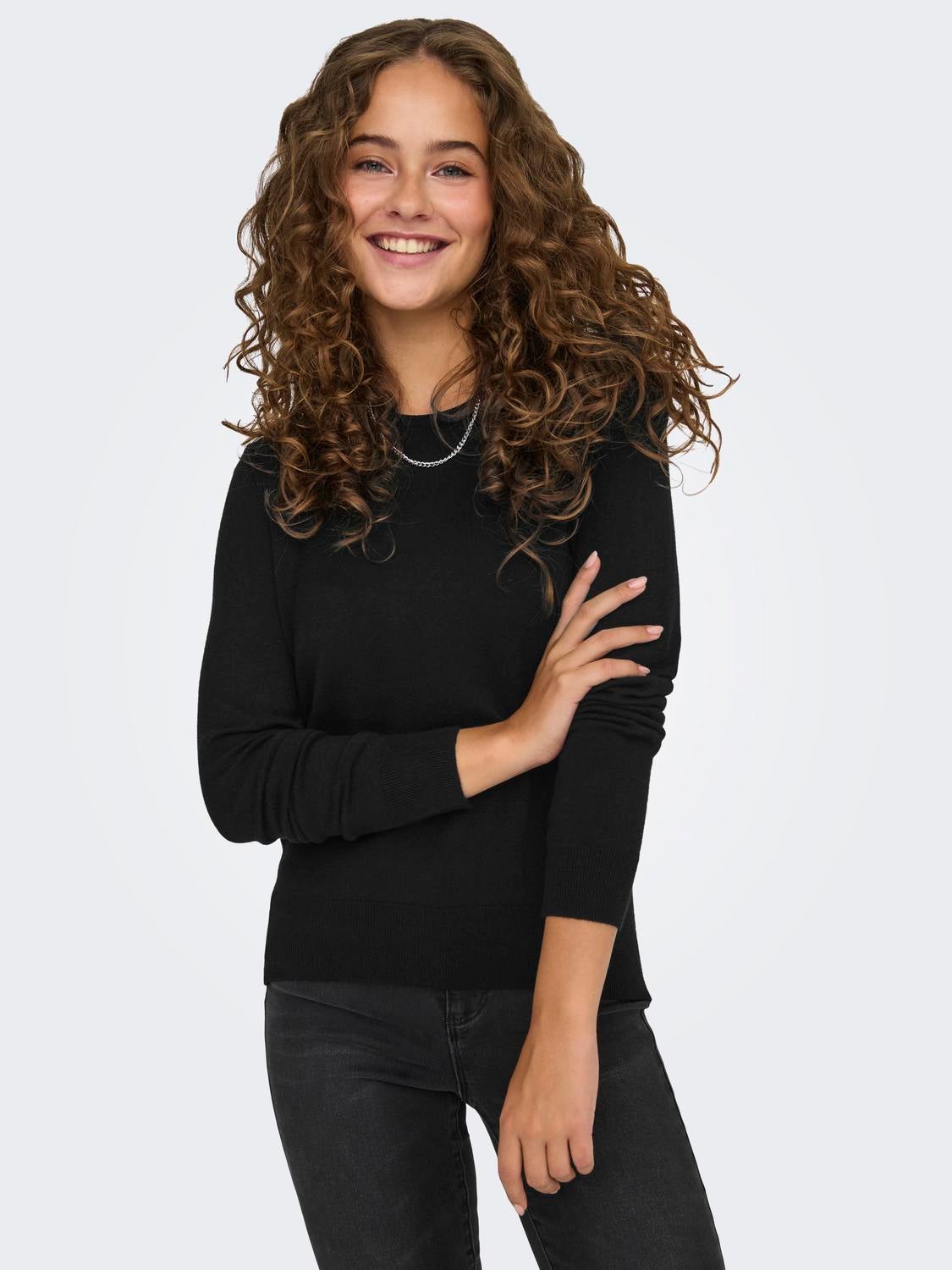 ONLVENICE Strickpullover Black