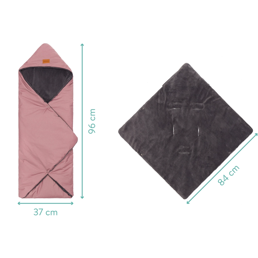 fillikid Winterfußsack Tanaga rosé