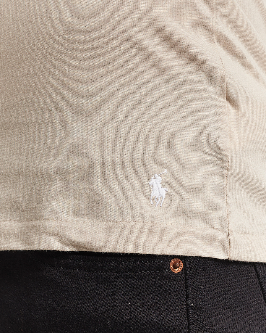 Polo Ralph Lauren 3-Pack Crew Neck T-Shirt Grey/Beige/Black