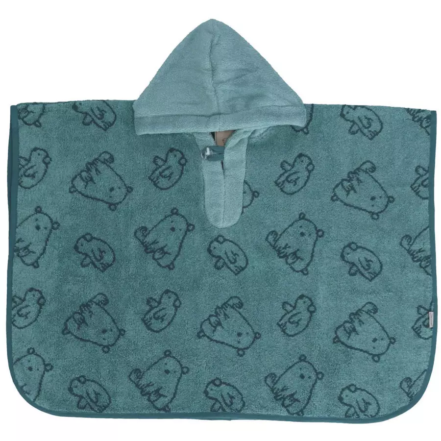 Sterntaler Badeponcho Elia dunkeltürkis
