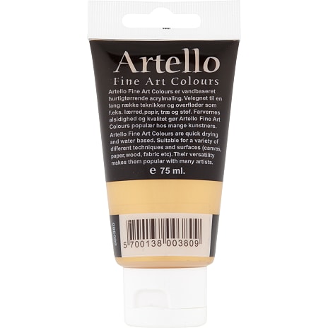Artello acrylic 75ml gold