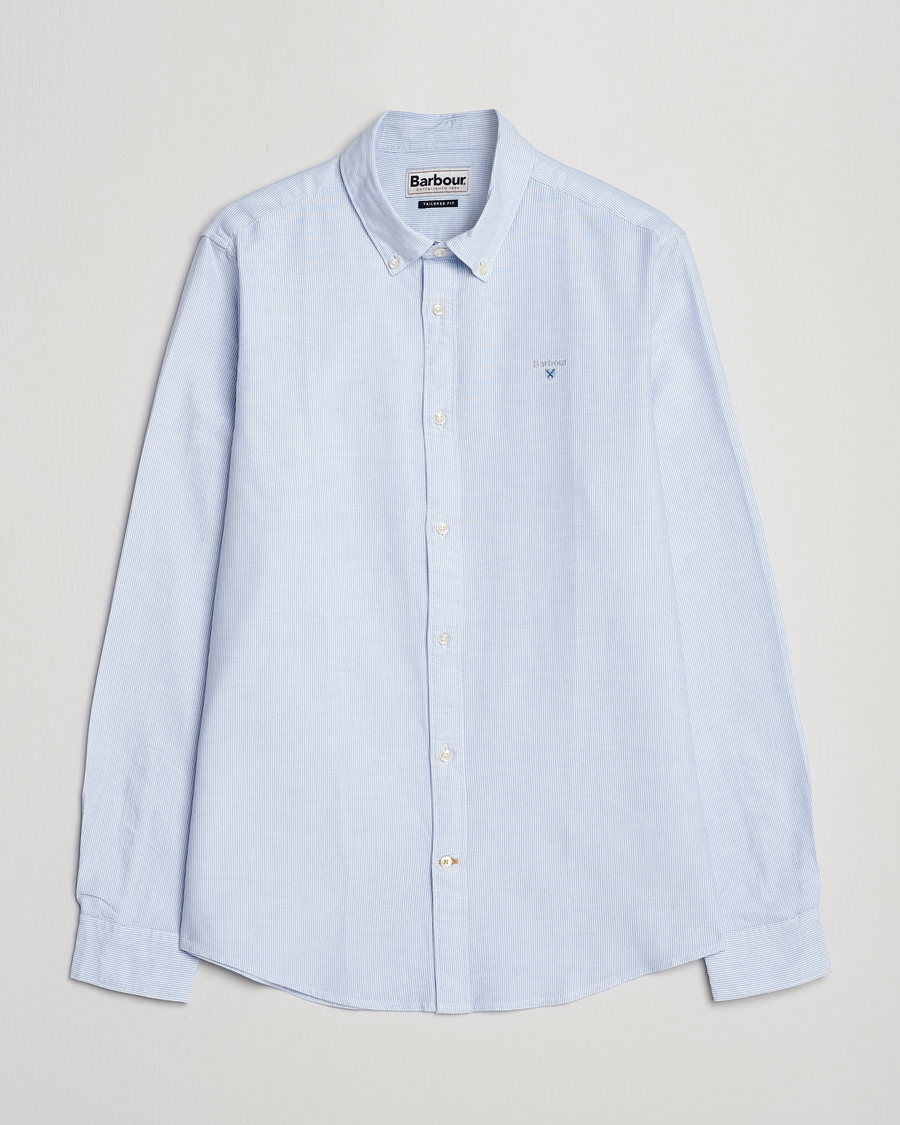Barbour Lifestyle Tailored Fit Striped Oxtown Shirt Blue/White
