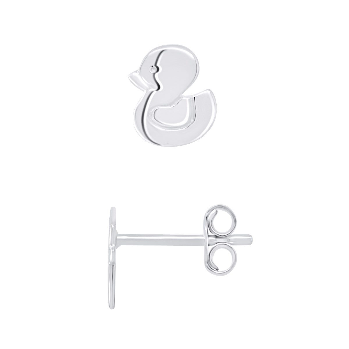 Boucles d'Oreilles CANARD - Argent 925