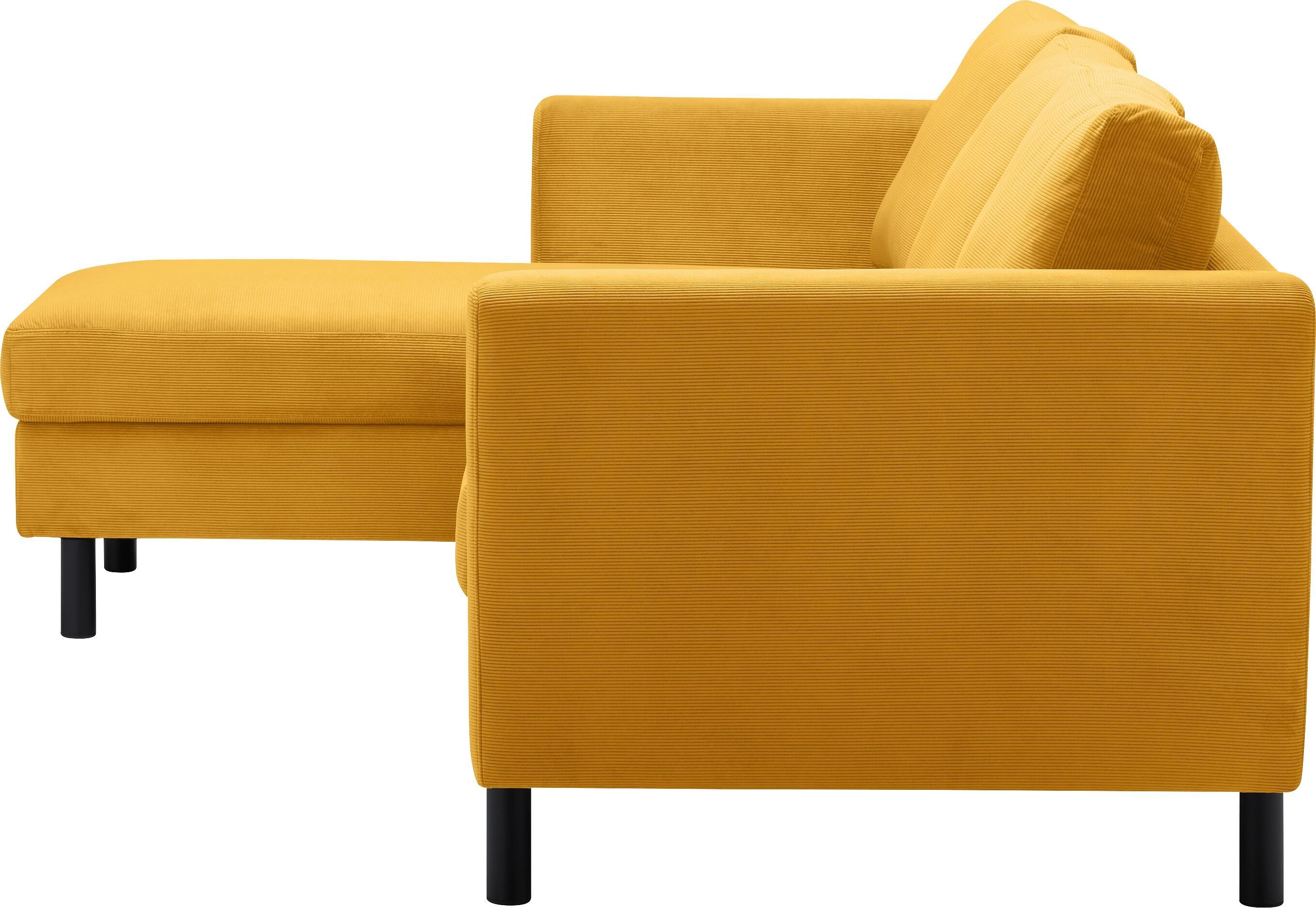 DIENER Ecksofa - Senf / B: 235.0 cm x T: 156.0 cm x H: 81.0 cm