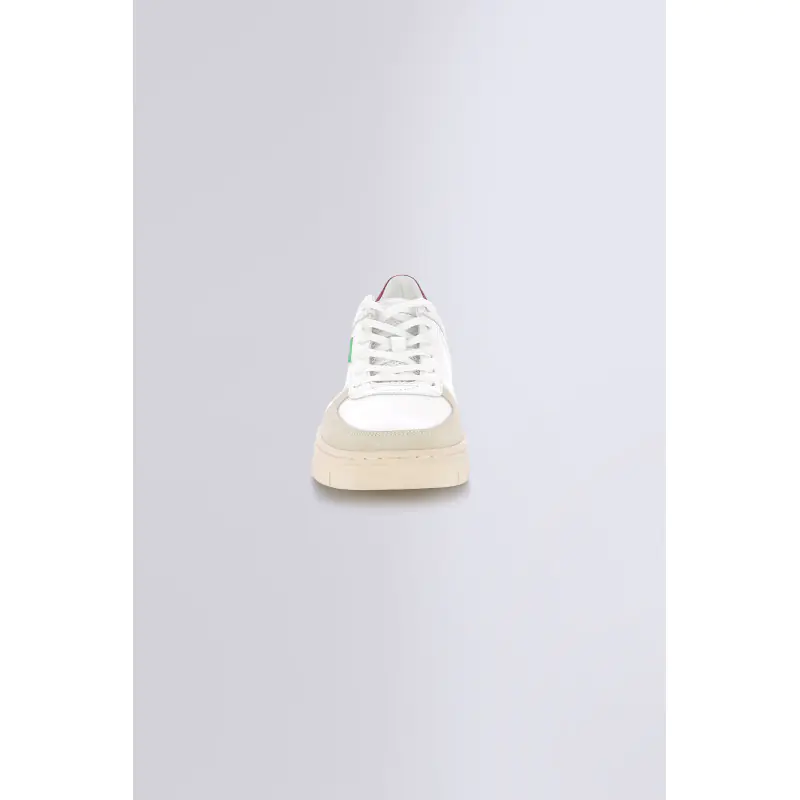 KICK ALLOW BLANC BORDEAUX BASKETS BASSES Cuir No Gender