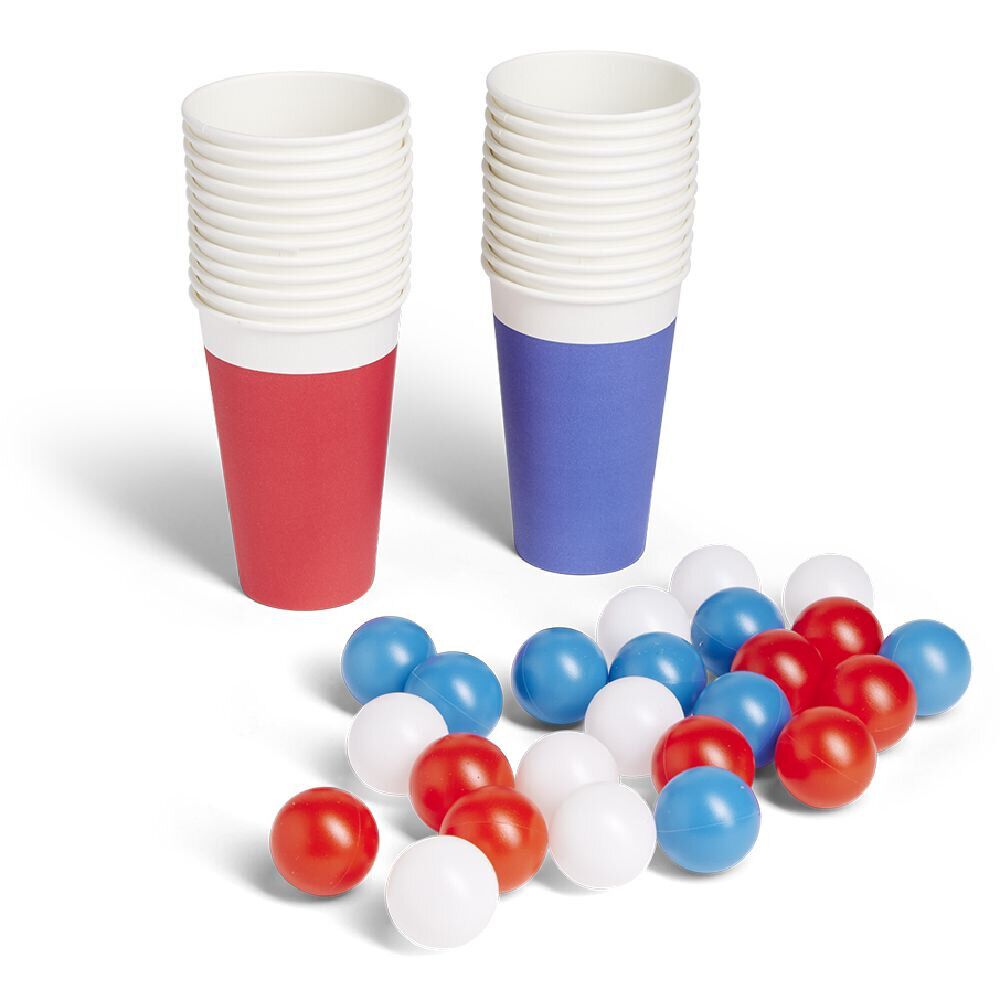 Bière pong supporter France bleu blanc rouge
