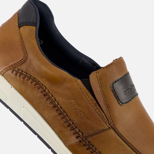 Rieker Instappers cognac Leer