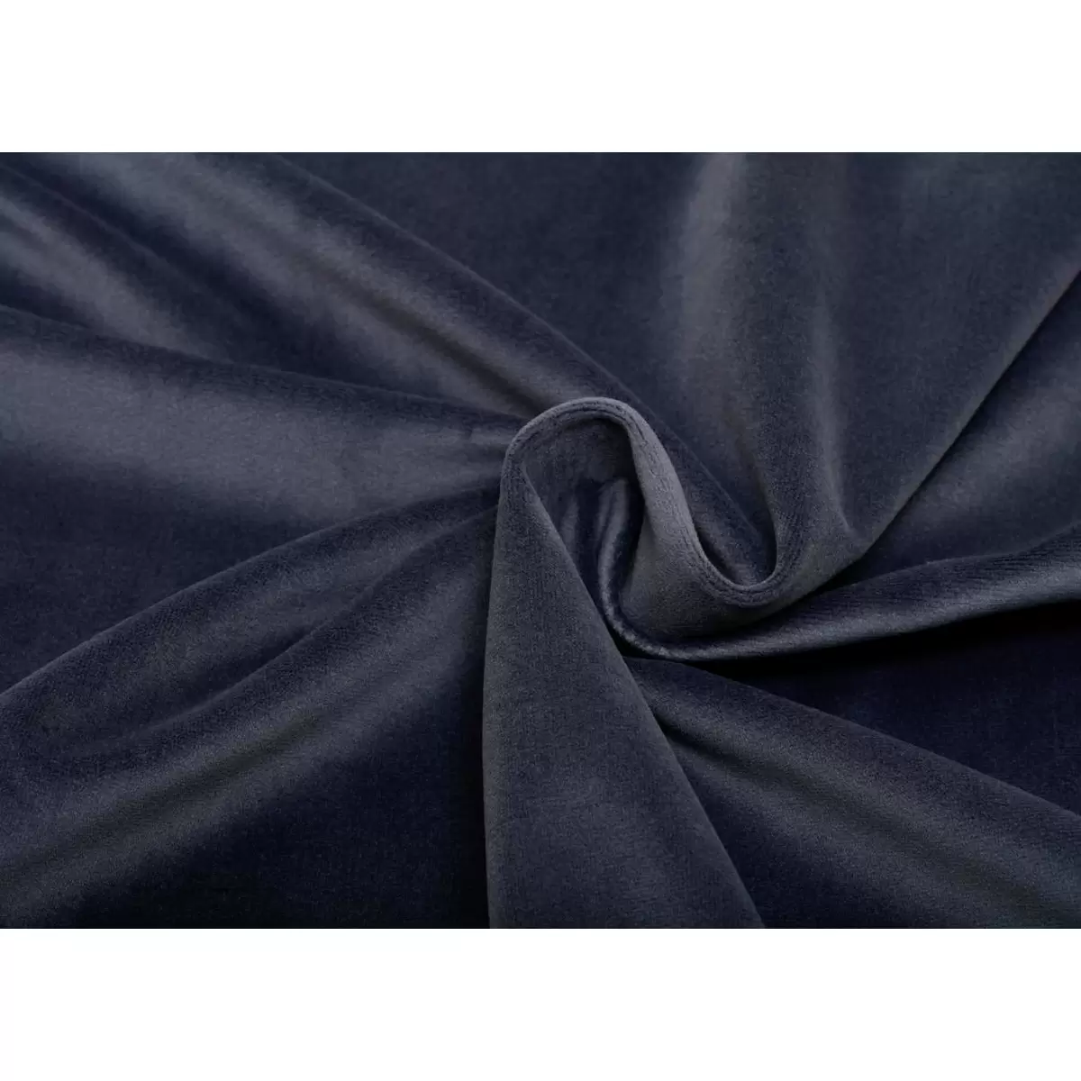 Nachtvorhang Velours Blau