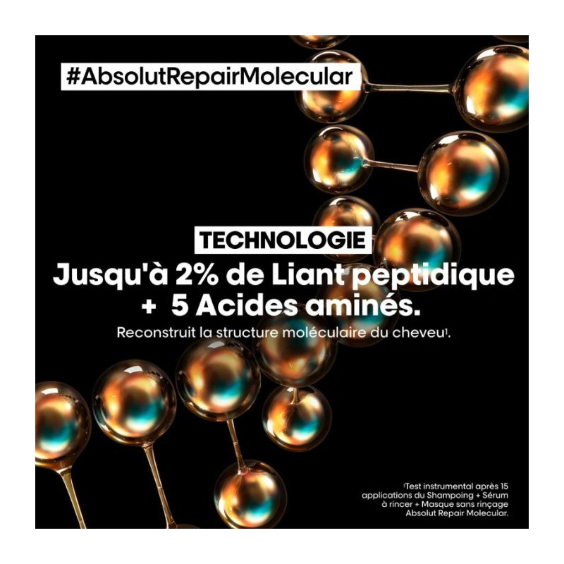 Duo shampooing & masque concentré Absolut Repair Molecular L'Oréal Professionnel
