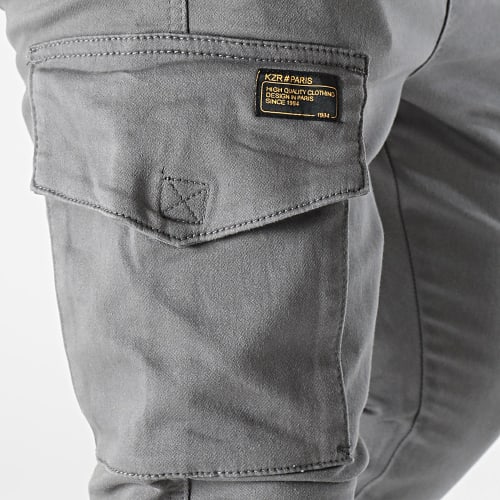 Pantalon Cargo Gris