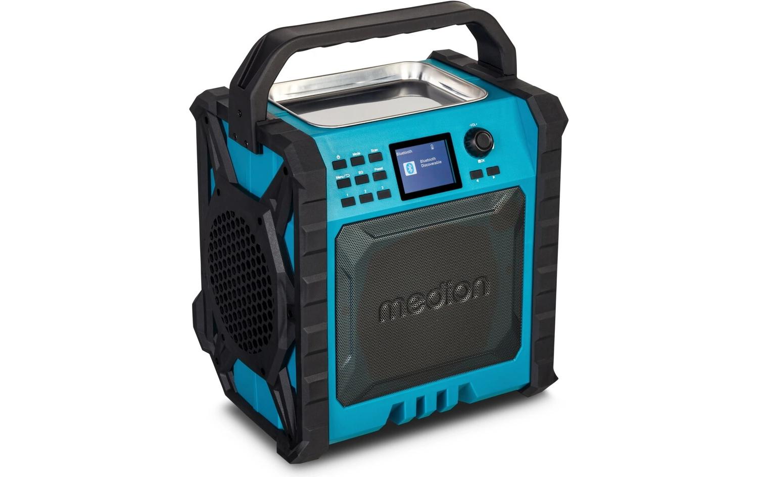 Baustellenradio LIFE P66896 HimmelblauRobustes, praktisches Outdoor-Radio