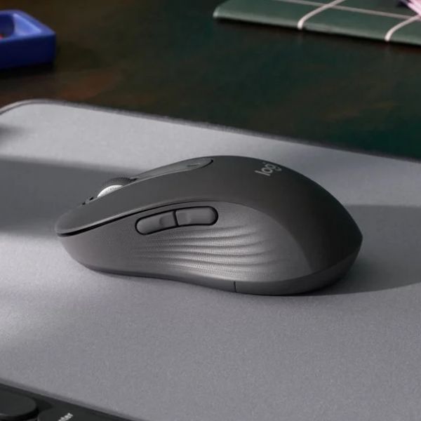 Logitech Signature M650 L Óptico Sem Fios 2000DPI Grafite