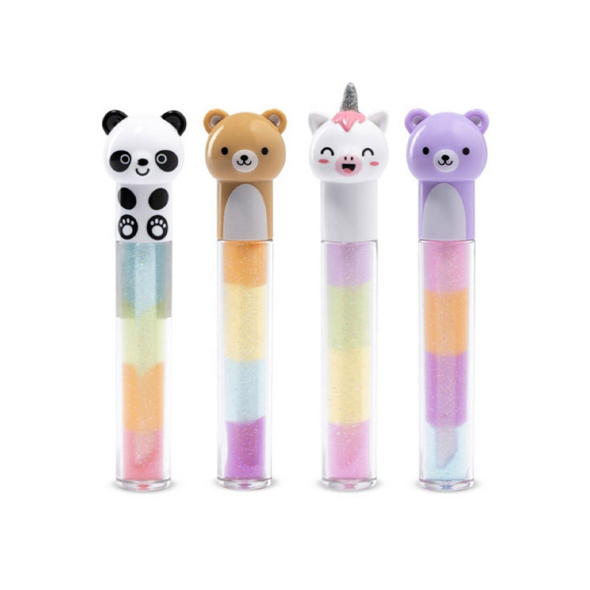 Gloss à lèvres multicolore et parfumé Kawaii (modèle aléatoire)