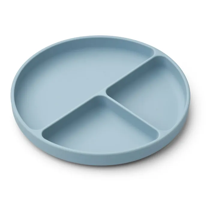 Liewood Assiette compartimenté Frodo et son couvercle | Vert