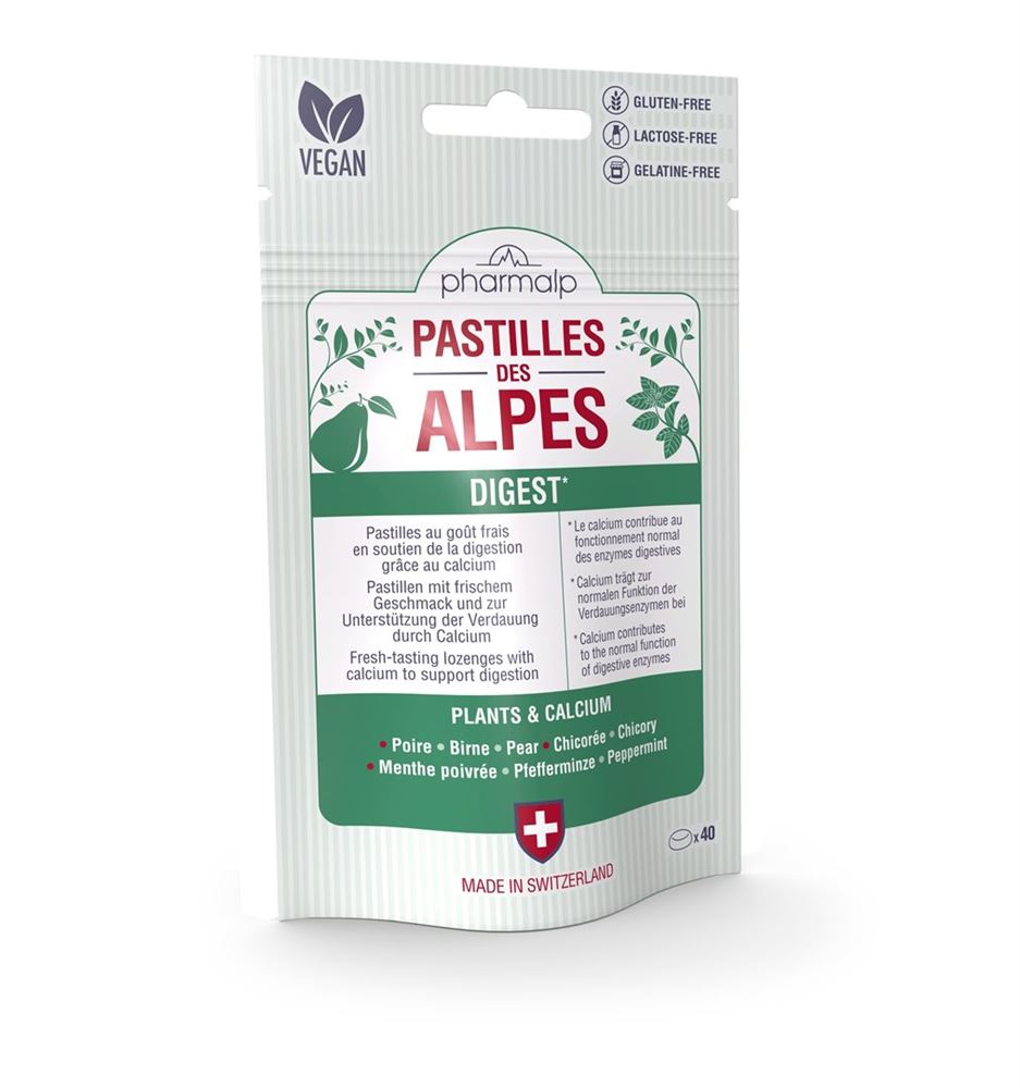 PHARMALP Pastilles des Alpes Digest<br>40 Stück, Beutel, Pastillen