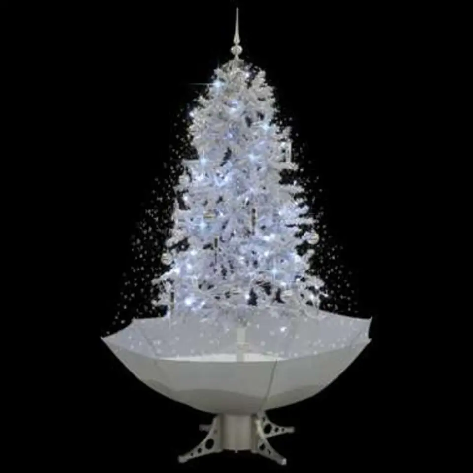 vidaXL - Sneeuwende Kerstboom - Wit - 170 x 105 cm