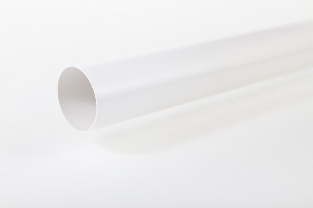 NEDLØPSRØR RIAS HVIT PVC 75MM 3M