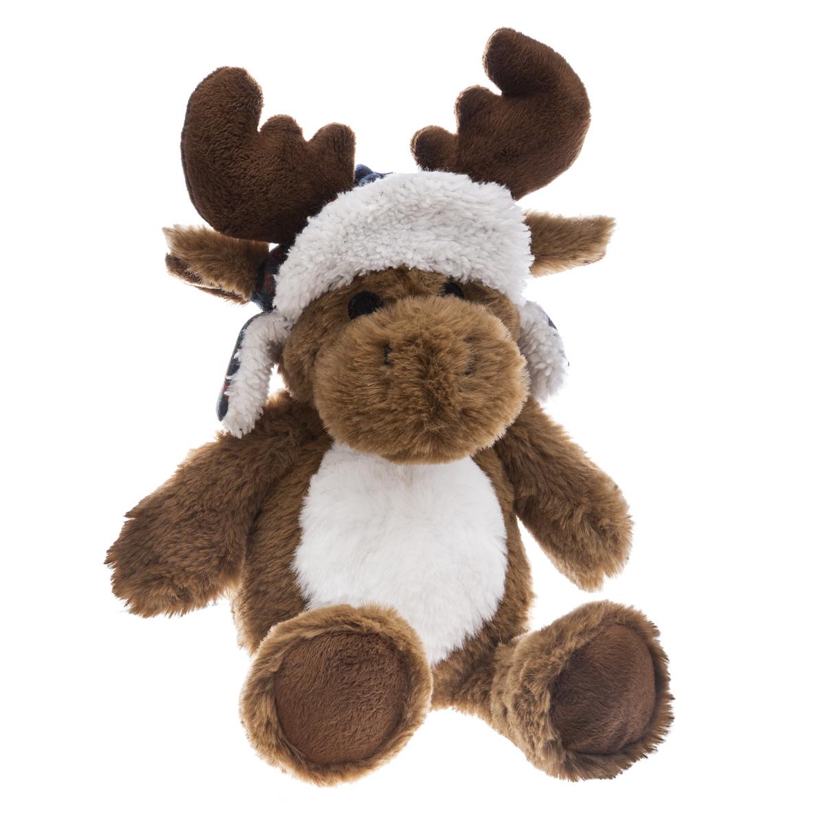 PELUCHE ELAN BRUN CHAPKA 25CM