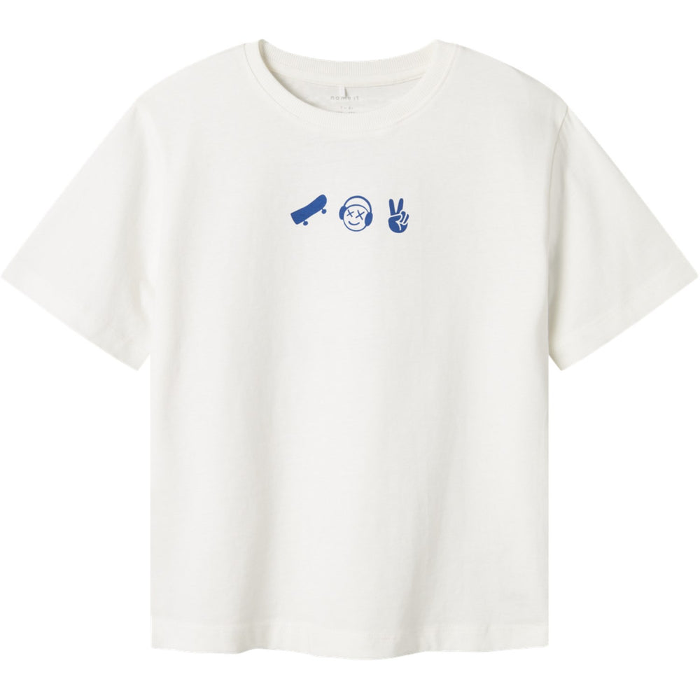 Køb Name It Cloud Dancer Limoges Bekaj Regular T-Shirt