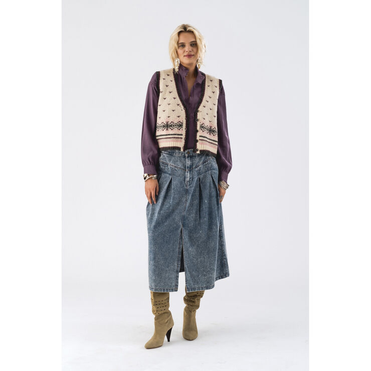 Lollys Laundry InaLL Vest Creme