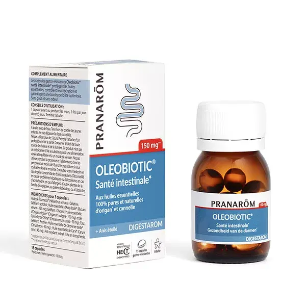 Pranarom Digestarom Oleobiótico 15 Cápsulas